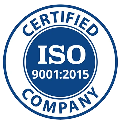 ISO 9001:2015 certified company